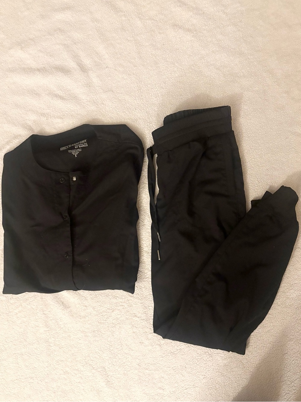 Grey’s Anatomy Scrub Set Black